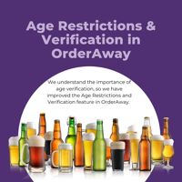 Age Restrictions & Verification feature in OrderAway